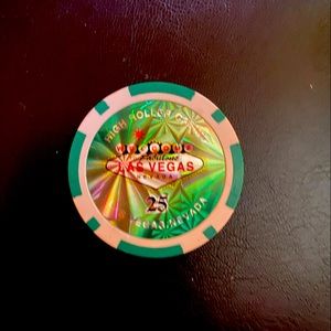 (5) High Roller Casino $25 Chip-Welcome To Las Vegas, Nevada
